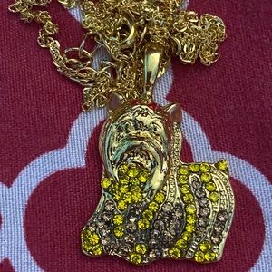 Shitzu charm and chain